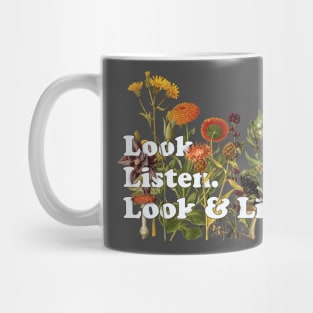 Look. Listen. Look & Listen. - My Favorite Murder Fan Art Mug